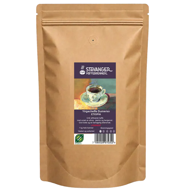 Hovedbilde Ethiopia Yirgacheffe Dumerso, 1kg LYSBRENT ...