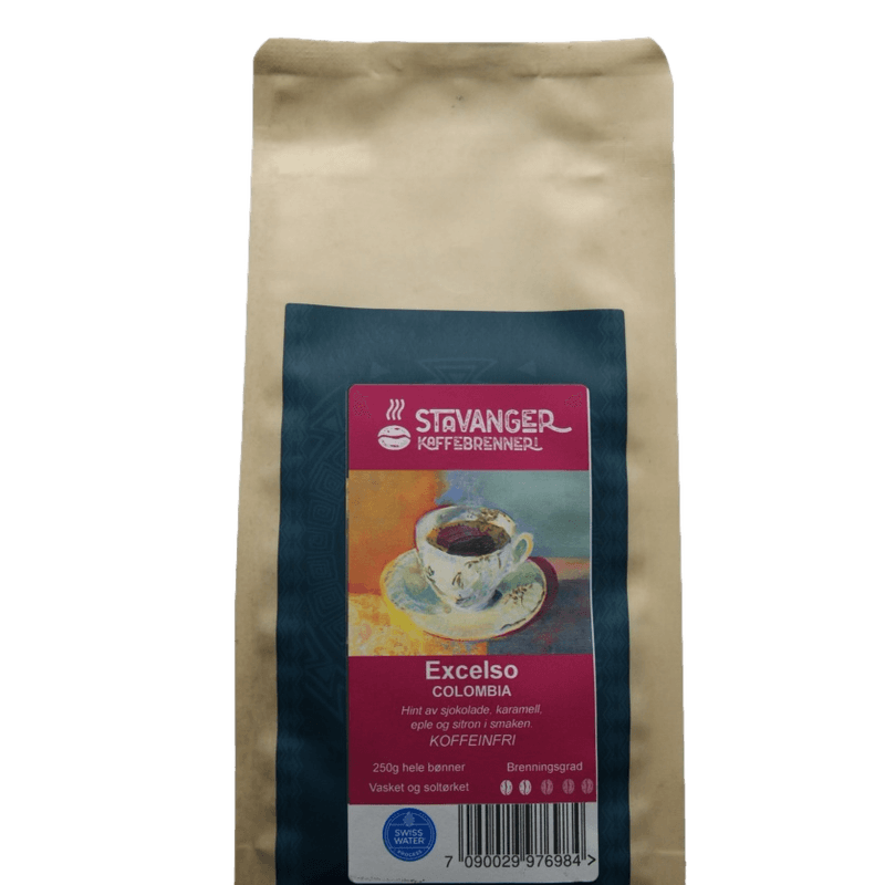 Koffeinfri Colombia Excelso 250g