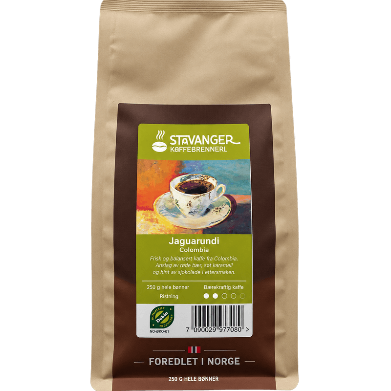 Colombia Jaguarundi NATURAL 250g Organic Whole Beans