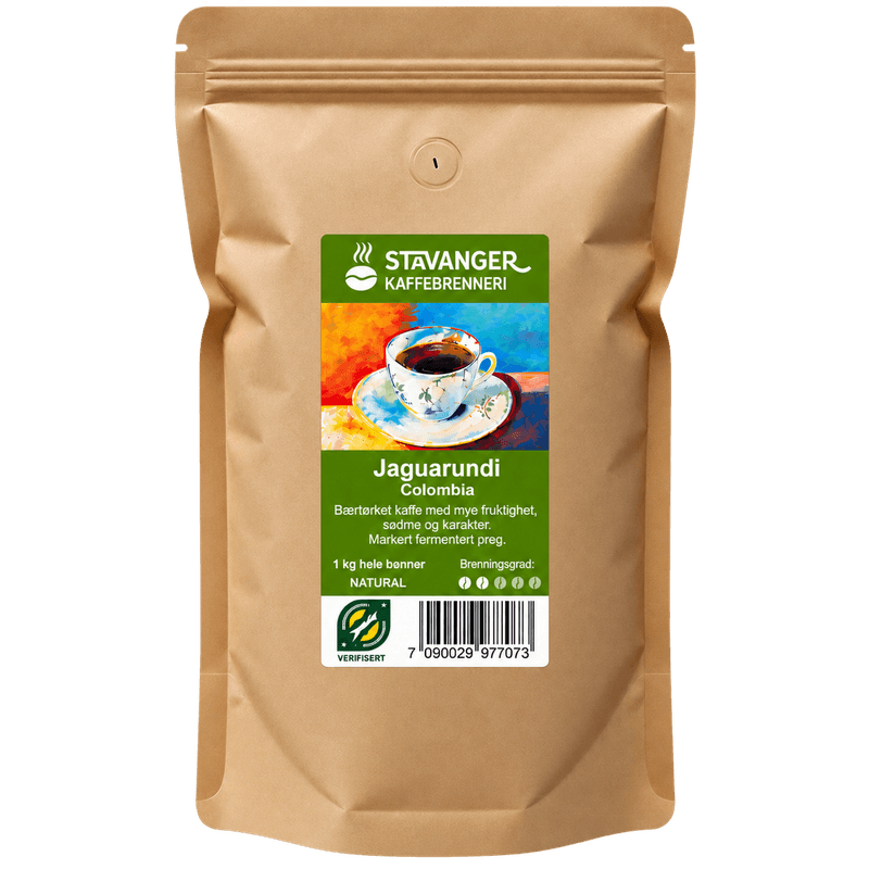 Colombia Jaguarundi NATURAL 1kg Økologisk