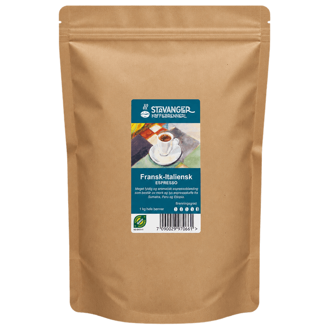 Hovedbilde Økologisk espresso fransk/italiensk 1kg, 