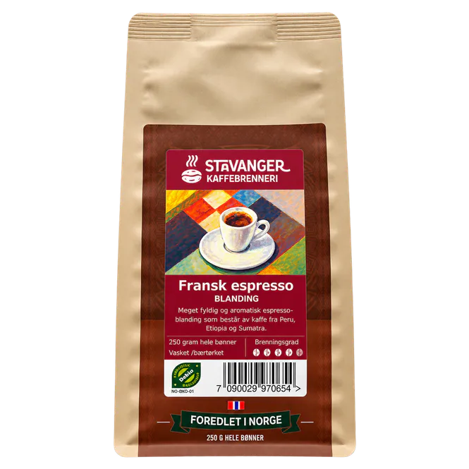 Hovedbilde Økologisk espresso franskbrent 250g