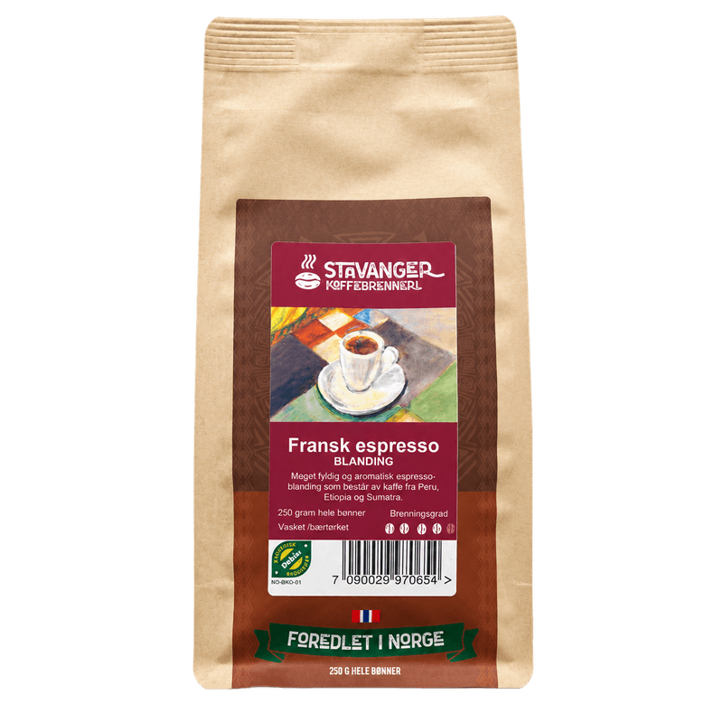 Økologisk espresso franskbrent 250g