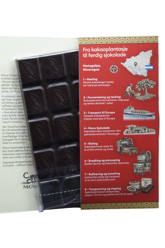 MONO Sjokoladeplate Nicaragua  Kubaly 76%