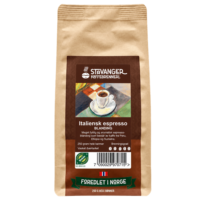 Hovedbilde Økologisk espresso italienskbrent 250g